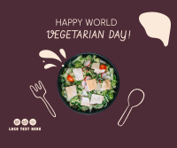 Celebrate World Vegetarian Day Facebook Post