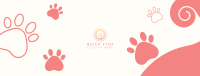 Pet Paw Prints Facebook Cover Image Preview