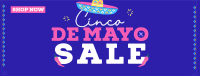 Party with Sombrero Sale Facebook Cover Image Preview