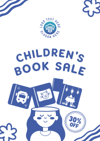 Kids Book Sale Poster