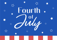 Fourth of July Postcard