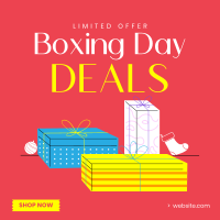 Boxing Day Deals Instagram Post Design