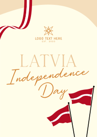 Latvia Independence Flag Flyer