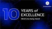 Geo Pixel Anniversary Facebook Event Cover