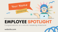 Employee Milestone Spotlight Animation