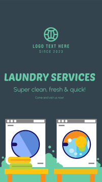 Laundry Services Instagram Story