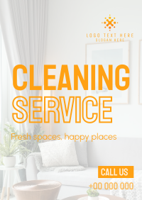 Commercial Office Cleaning Service Poster