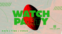 Grunge Football Watch Party Video Design