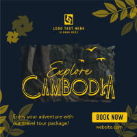 Cambodia Travel Tour Linkedin Post