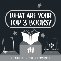 Your Top 3 Books Instagram Post