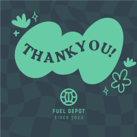 Trendy Thank You Instagram Post Image Preview