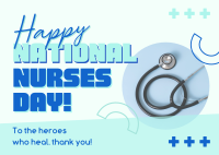 Healthcare Nurses Day Postcard