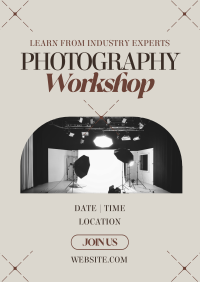 Minimalist Photography Workshop Flyer