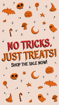 Trick or Treat Sale Facebook Story