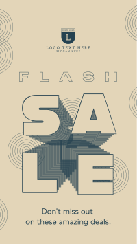 Flash Sale Facebook Story example 3