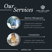 Services for Business Instagram Post