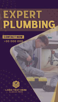 Expert Plumbing Service Instagram Reel Design