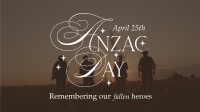 Anzac Day Remembrance Video