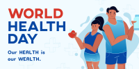 Healthy People Celebrates World Health Day Twitter Post