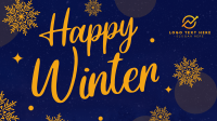 Simple Winterly Greeting Animation Image Preview