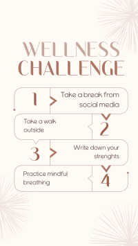 The Wellness Challenge TikTok Video