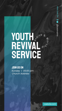 Youth Revival Service Instagram Story