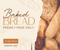 Baked Bread Bakery Facebook Post