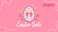 Floral Egg with Easter Bunny and Shapes Sale YouTube Video