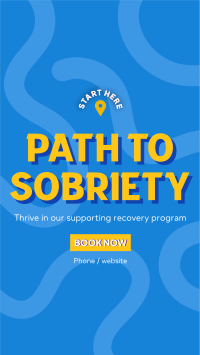 Path to Sobriety Instagram Story