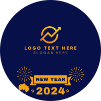 New Year 2022 Pinterest Profile Picture Design