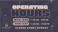 Quirky Operating Hours Facebook Event Cover