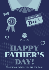 Illustration Father's Day Poster