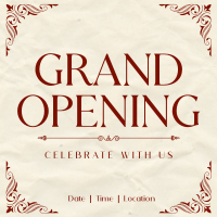 Grand Opening Celebrate Instagram Post Image Preview