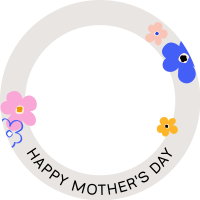 Mother's Day Colorful Flowers Instagram Profile Picture