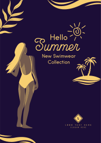 Hello Summer Scenery Poster