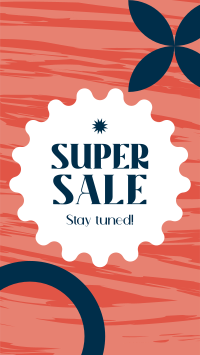 Abstract Beauty Super Sale Facebook Story