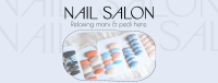 Simple Nail Salon Facebook Cover