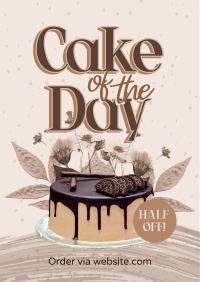 Cake of the Day Poster Design