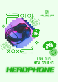 Gaming Headphone Accessory Flyer