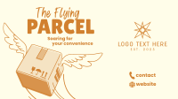 Flying Parcel Facebook Event Cover