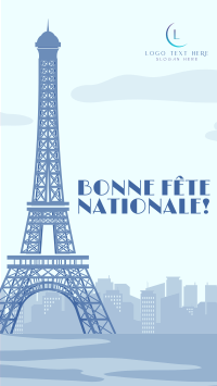 Bonne Fête Nationale Facebook Story