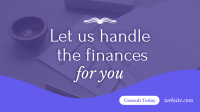 Finance Consultation Services Facebook Event Cover