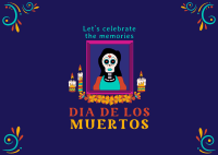 Day Of The Dead Postcard example 2