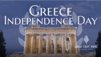 Contemporary Greece Independence Day Animation