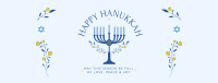 Happy Hanukkah Facebook Cover Design