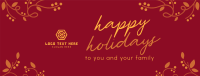 Holiday Season Greeting Facebook Cover