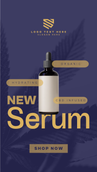 Organic Skin Serum Facebook Story