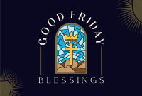 Good Friday Blessings Pinterest Cover