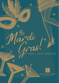 Flapper Mardi Gras Flyer