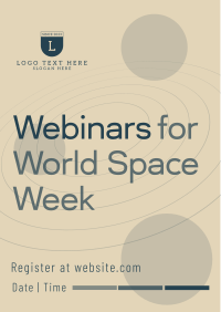 Space Week Webinar Flyer